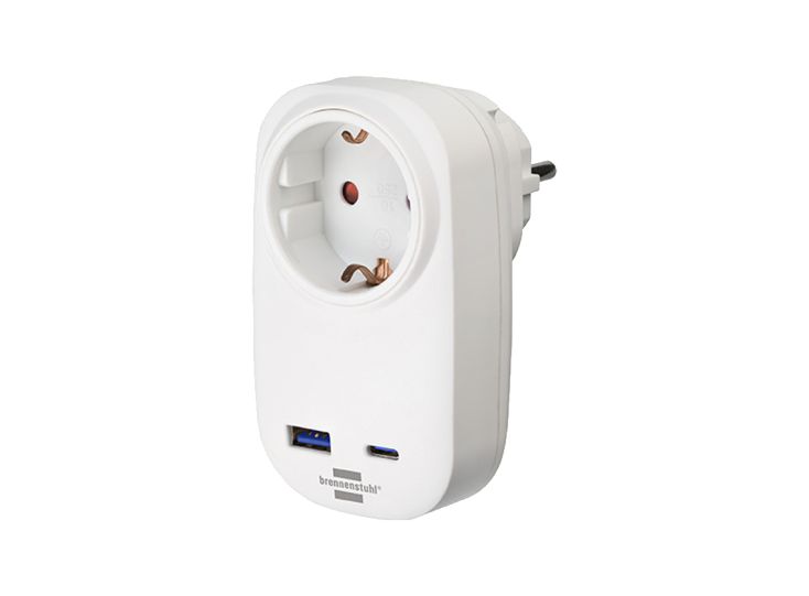 Brennenstuhl Steckdosenadapter mit USB-C