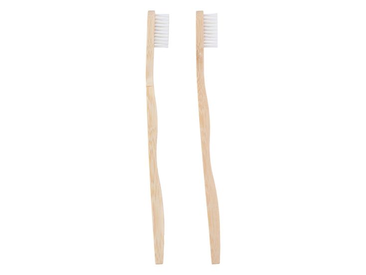2er-Set Bambus-Zahnbürsten