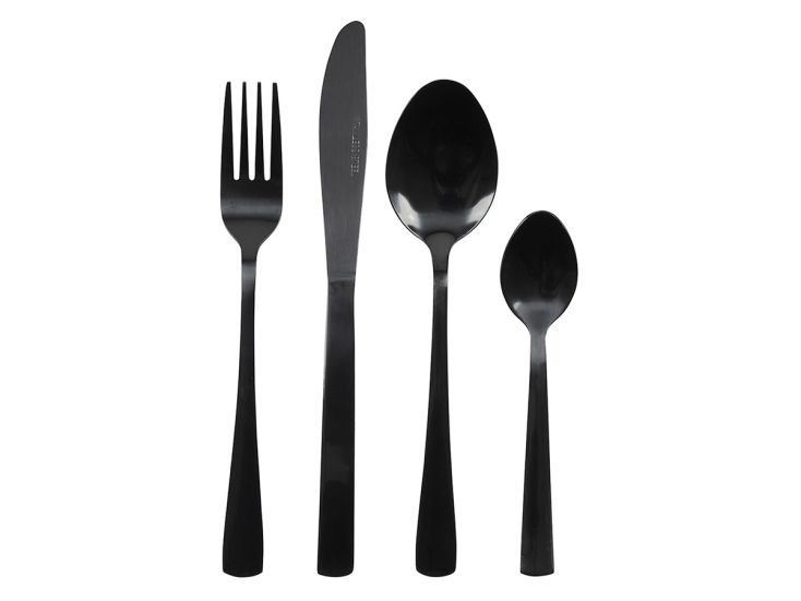 Tavola schwarz 16-teiliges Besteckset