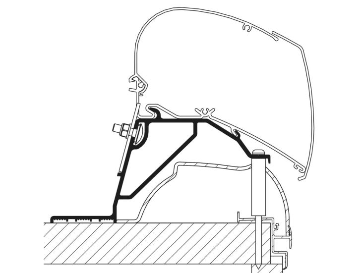 Thule Omnistor Adapter Hobby Serie 6/9 ab 2024