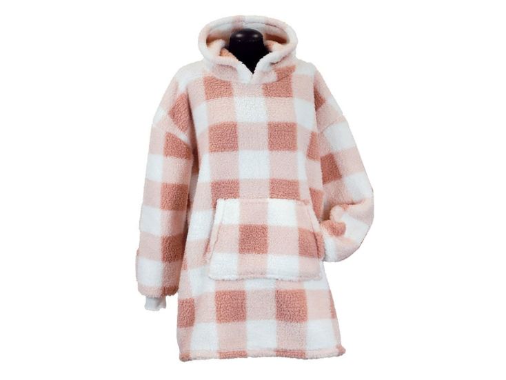 Unique Living Oversized Hoodie - Old Pink