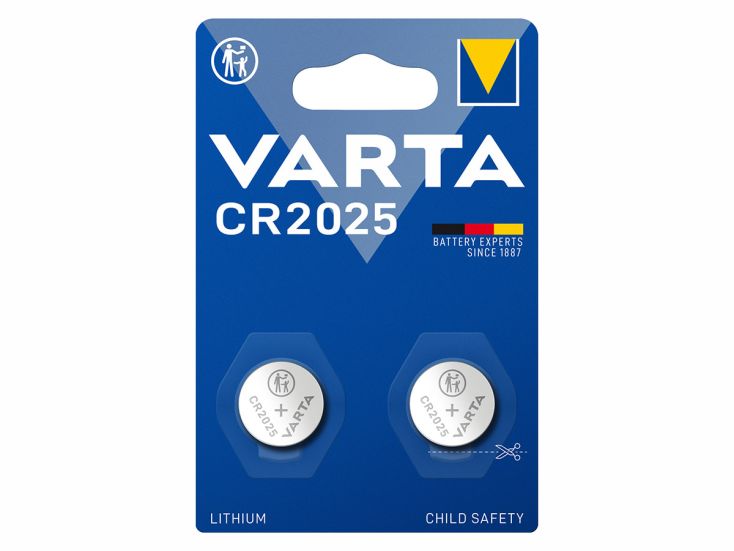 Varta 2x CR2025 Lithium Knopfzellenbatterien