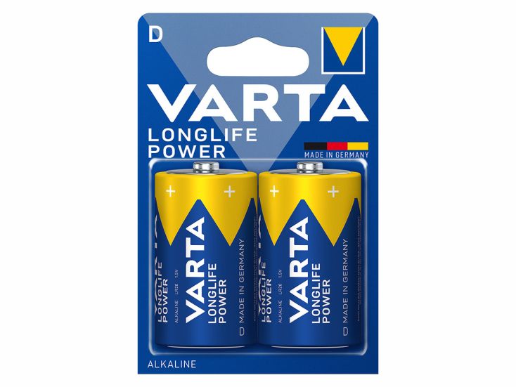 Varta 2x Longlife Power D Batterien