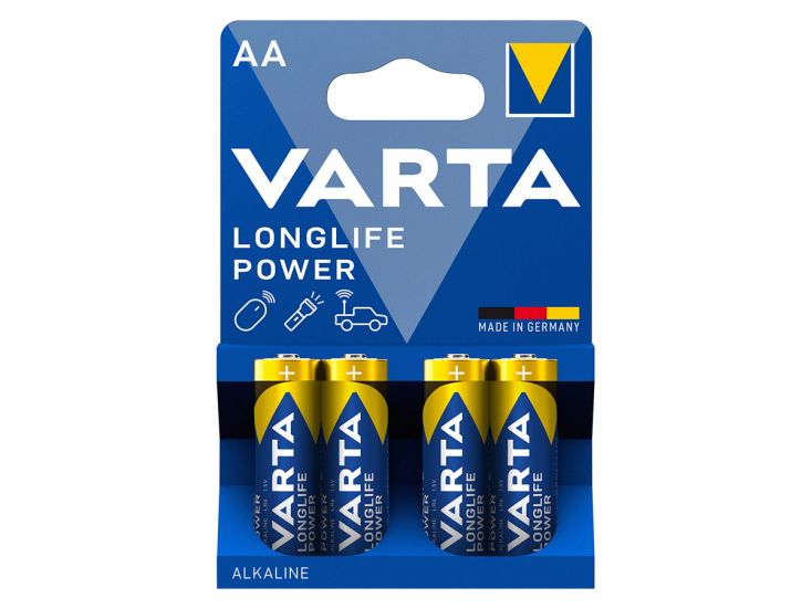 Varta 4x Longlife Power AA Batterien