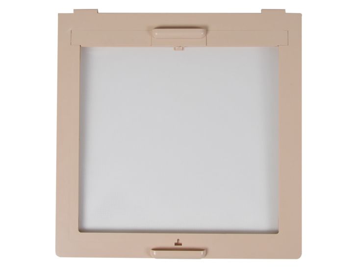 Rahmen mit Fliegengitter und Verdunkelung - Beige