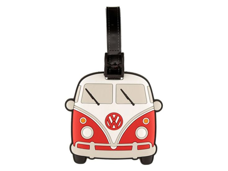 Volkswagen T1 Kofferlabel - Red
