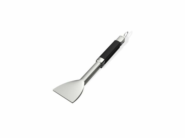 Weber 2-in-1-Grillspachtel und -Zange mit flachem Griff