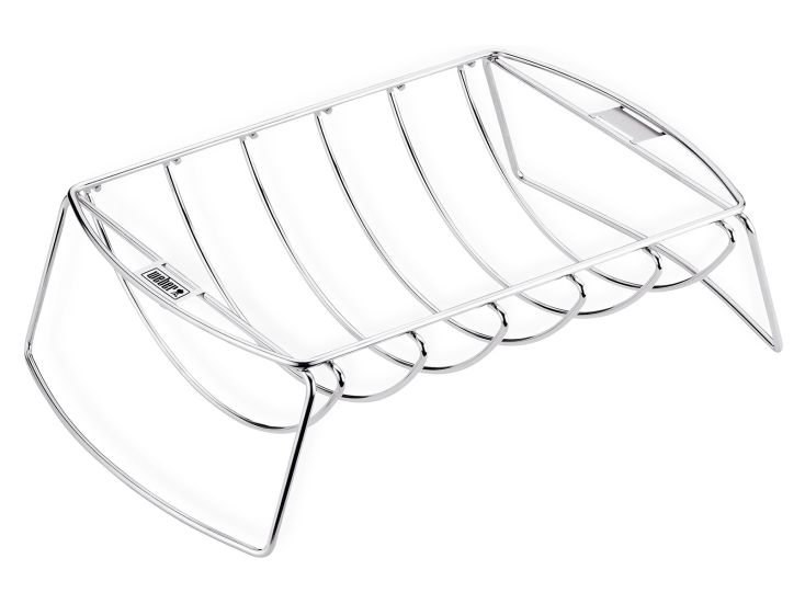 Weber Spare-Rib-Halter und Bratenkorb