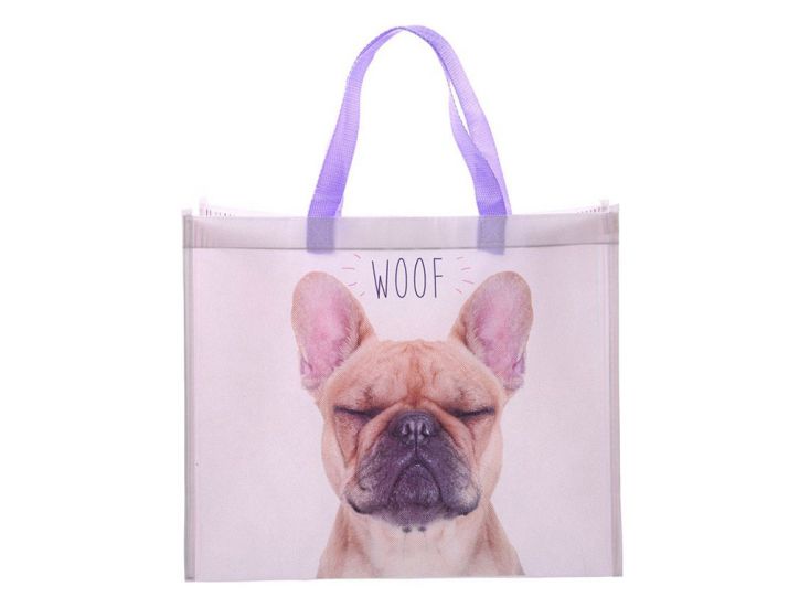WOOF Französische Bulldogge Einkaufstasche