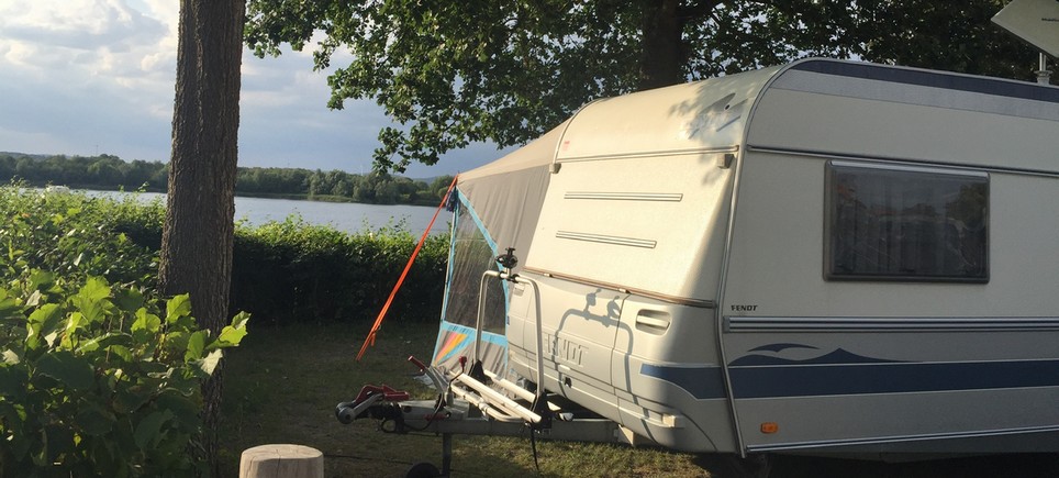 Ein Blick in den Wohnwagen von Tanja & Lukas