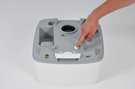Porta Potti Entlüftungstaste