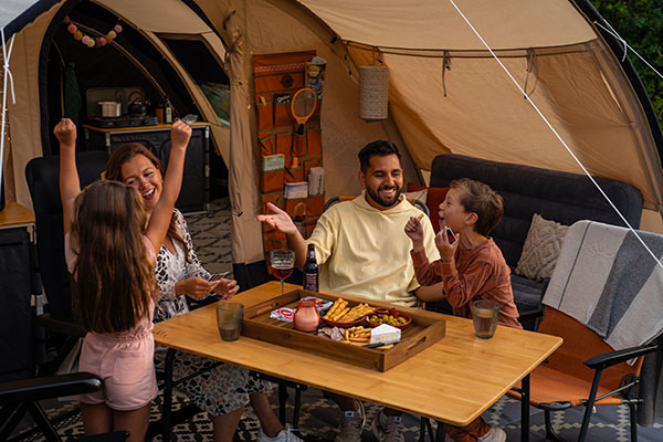 Gemütlichkeit auf dem Campingplatz