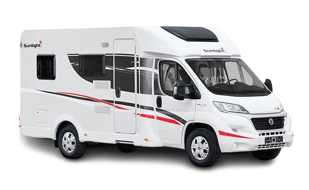 Teilintegriertes Wohnmobil