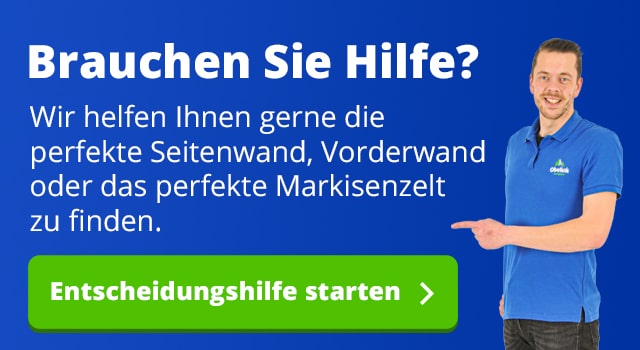 Markisen Seitenwand kaufen? Natürlich bei Obelink!